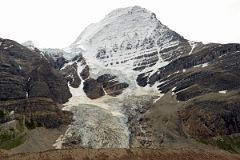 19 Mount Robson North and Emperor Faces, Mist Glacier From Berg Lake Trail Just After Berg Lake.jpg